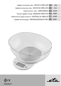 Bedienungsanleitung Eta Mari 5770 90000 Küchenwaage