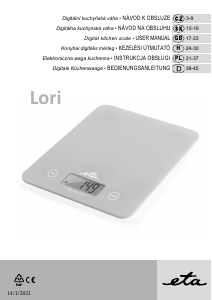 Manuál Eta Lori 2777 90000 Kuchyňská váha