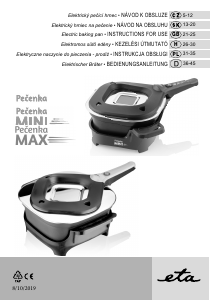 Használati útmutató Eta Pečenka Mini 1133 90000 Serpenyő