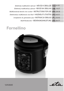 Manuál Eta Fornellino 8131 90000 Rýžovar