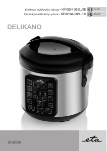 Manuál Eta Delicano 9131 90000 Rýžovar