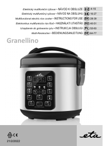 Manuál Eta Granellino 4131 90000 Rýžovar