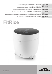 Manuál Eta Fit Rice 4139 90000 Rýžovar
