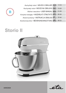 Bruksanvisning Eta Gratus Storio II 2043 90030 Köksmaskin