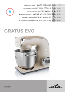 Instrukcja Eta Gratus Evo Gratus Evo 1028 90030 Mikser