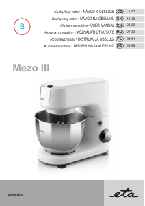 Instrukcja Eta Mezo III Bravo 3034 90010 Mikser