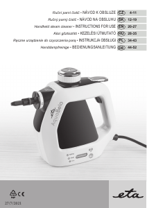 Instrukcja Eta Aquabelo 1264 90000 Oczyszczacz parowy