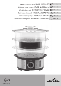Bedienungsanleitung Eta Steampot 0134 90000 Dampfkocher