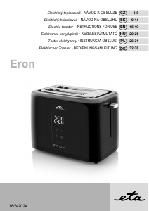 Bedienungsanleitung Eta Eron 8166 90000 Toaster