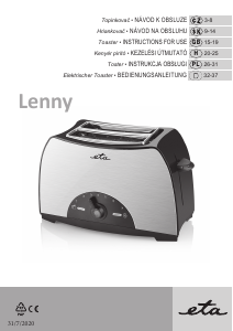 Manual Eta Lenny 2166 90000 Toaster