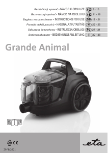Bruksanvisning Eta Grande Animal 2223 90000 Dammsugare