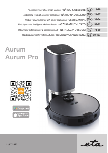 Bruksanvisning Eta Aurum PRO 6241 90000 Dammsugare