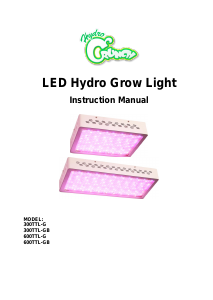 Manual Hydro Crunch 600TTL-GB Grow Light