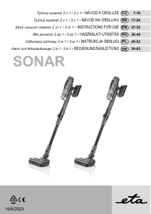 Bedienungsanleitung Eta Sonar Aqua Plus 3232 90000 Staubsauger
