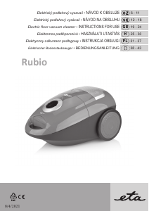 Használati útmutató Eta Rubio 0491 90010 Porszívó