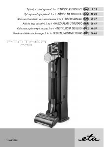 Használati útmutató Eta Panther Pro 7250 90000 Porszívó