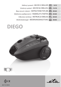 Návod Eta Diego 3521 90000 Vysávač