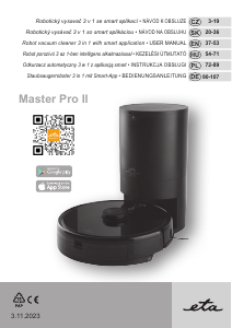 Bedienungsanleitung Eta Master 2 PRO 6229 90000 Staubsauger