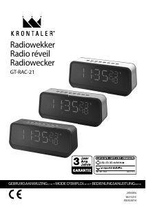 Mode d’emploi Krontaler GT-RAC-21 Radio-réveil