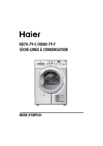 Mode d’emploi Haier HD80-79-F Sèche-linge