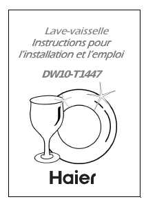 Mode d’emploi Haier DW10-T1447 Lave-vaisselle