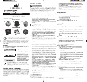 Mode d’emploi Krontaler GT-KT-21-01 Minuteur de cuisine