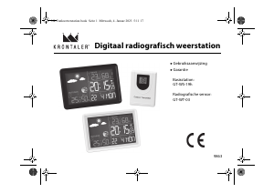 Handleiding Krontaler GT-WS-19h Weerstation