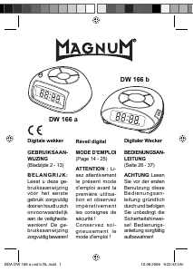 Bedienungsanleitung Magnum DW166 Uhrenradio