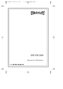 Mode d’emploi Magnum DVDVCR3600 Combi DVD-vidéo