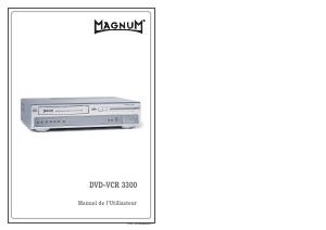Mode d’emploi Magnum DVDVCR3300 Combi DVD-vidéo