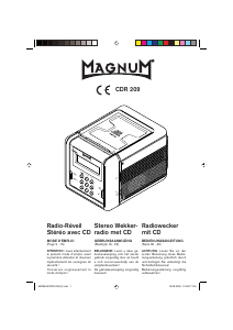 Bedienungsanleitung Magnum CDR209 Stereoanlage