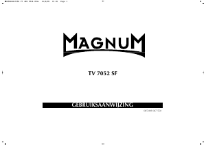 Handleiding Magnum TV7052SF Televisie