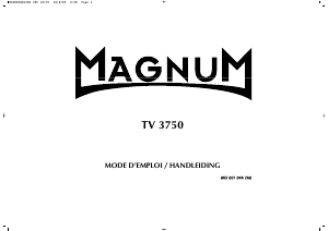 Mode d’emploi Magnum TV3750 Téléviseur