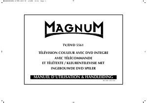 Mode d’emploi Magnum TVDVD5561 Téléviseur