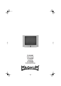 Mode d’emploi Magnum TV5553RF Téléviseur