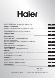 Návod Haier HWD14ID6E Ohrevná zásuvka