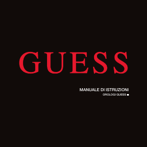 Manuale Guess W1006L1 Iconic Orologio da polso