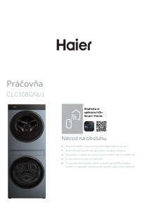 Návod Haier CLC108GNU1 Práčka so sušičkou