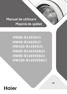 Manual Haier HW90-B14959U1 Mașină de spălat