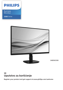 Priručnik Philips 24B2N2200 LED zaslon