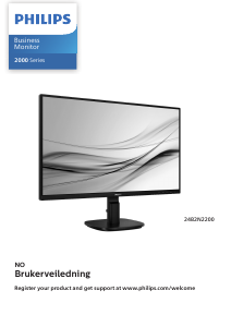 Bruksanvisning Philips 24B2N2200 LED-skjerm