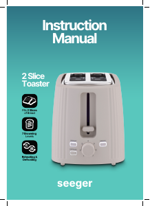 Manual de uso Seeger SGR150SB Tostador