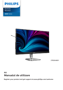Manual Philips 27B2U4601 Monitor LED