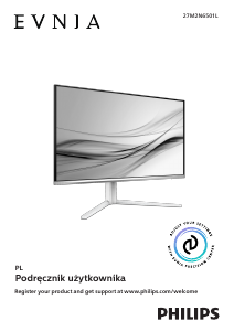 Instrukcja Philips 27M2N6501L Evnia Monitor LED