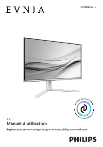 Mode d’emploi Philips 27M2N6501L Evnia Moniteur LED