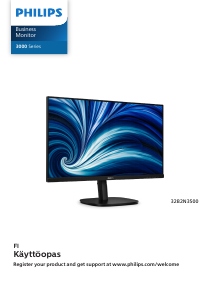 Käyttöohje Philips 32B2N3500 LED-näyttö
