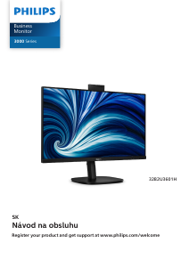Návod Philips 32B2U3601 LED monitor