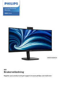 Bruksanvisning Philips 34B2U3600C LED-skjerm