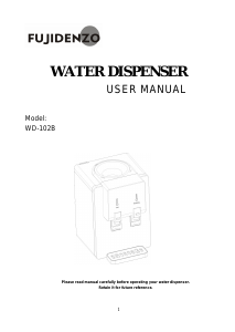 Manual Fujidenzo WD-102B Water Dispenser