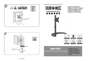 Instrukcja Duronic DM15D1 Uchwyt monitora